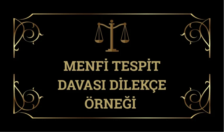 Menfı-Tespıt-Davası
