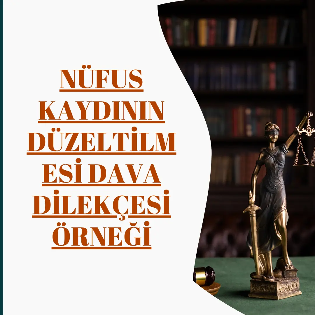 Nüfus Kaydının Düzeltilmesi Dava Dilekçesi Örneği